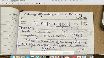 Sliding Window - 1 | Max Sum Subarray of size K | GeeksforGeeks