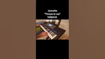 Thumbnail of Yamaha PSR-A5000 Plays: Jeanette | Porque te vas - by David Hormadaly