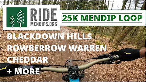 Mendip Mountain Bike Trail Loop  - Blackdown to Rowberrow to Cheddar and back #ridemendip #mtb