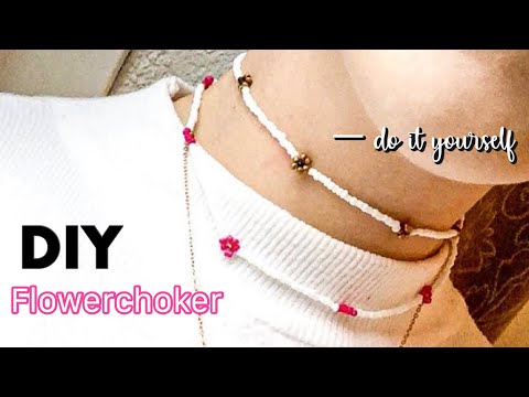 How to Make: Flower Choker 🌸 (DIY)