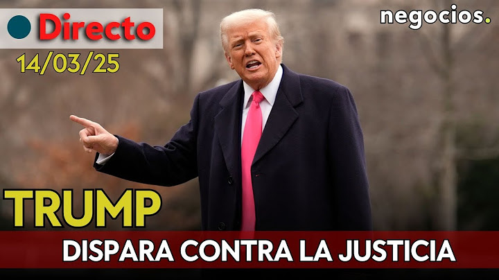 DIRECTO: Trump dispara contra la justicia de EEUU: discurso sobre la ley y el orden