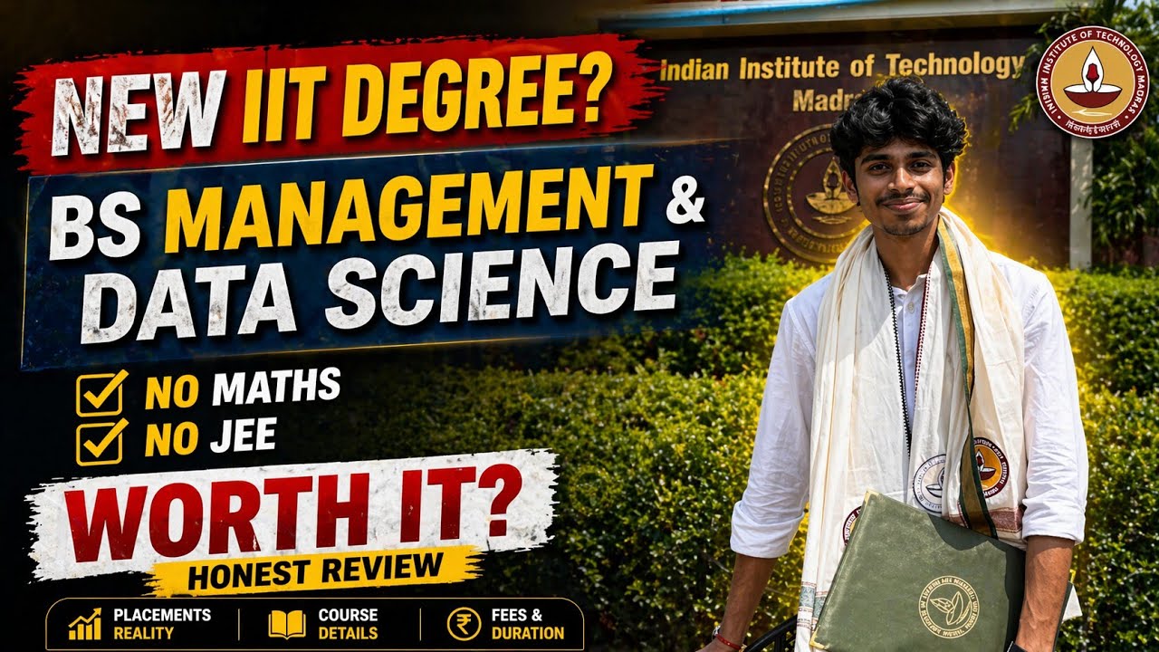 IIT Madras BS in Management & Data Science | Honest Review | New Degree ...