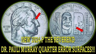 FANTASTIC NEW 2024 REVEREND DR. PAULI MURRAY QUARTER DIE CLASH ERROR!!! #therealdeal #livecoinqa by Live Coin Q & A   398 views 2 weeks ago 5 minutes, 37 seconds