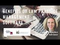 Benefits of law practice management software hcba lpm series