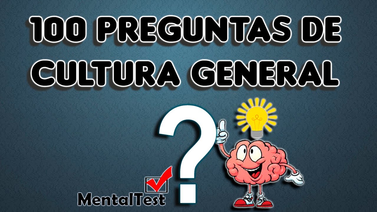 Preguntas De Cultura General Opción Múltiple