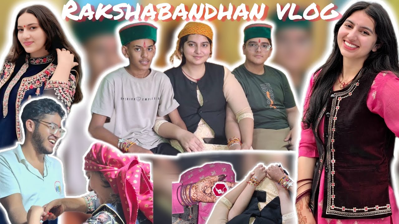 Rakshabandhan Vlog 💫❤️ |First vlog| Celebrating Rakhi at home 🏡