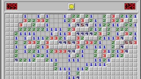 Minesweeper Expert - 45.38 seconds (no flags)