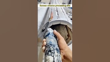 Processing process of marble Roman column#marble