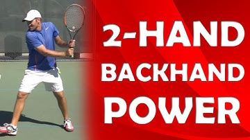 More Two-Hand Backhand Power | POWER GENERATORS