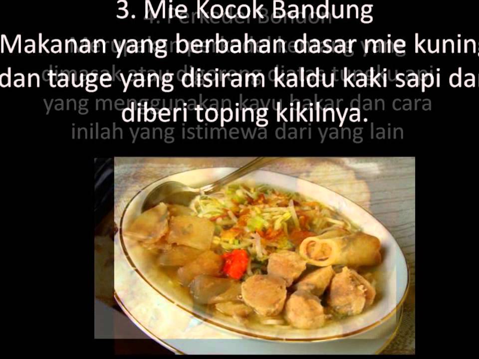 Makanan Khas Sunda 