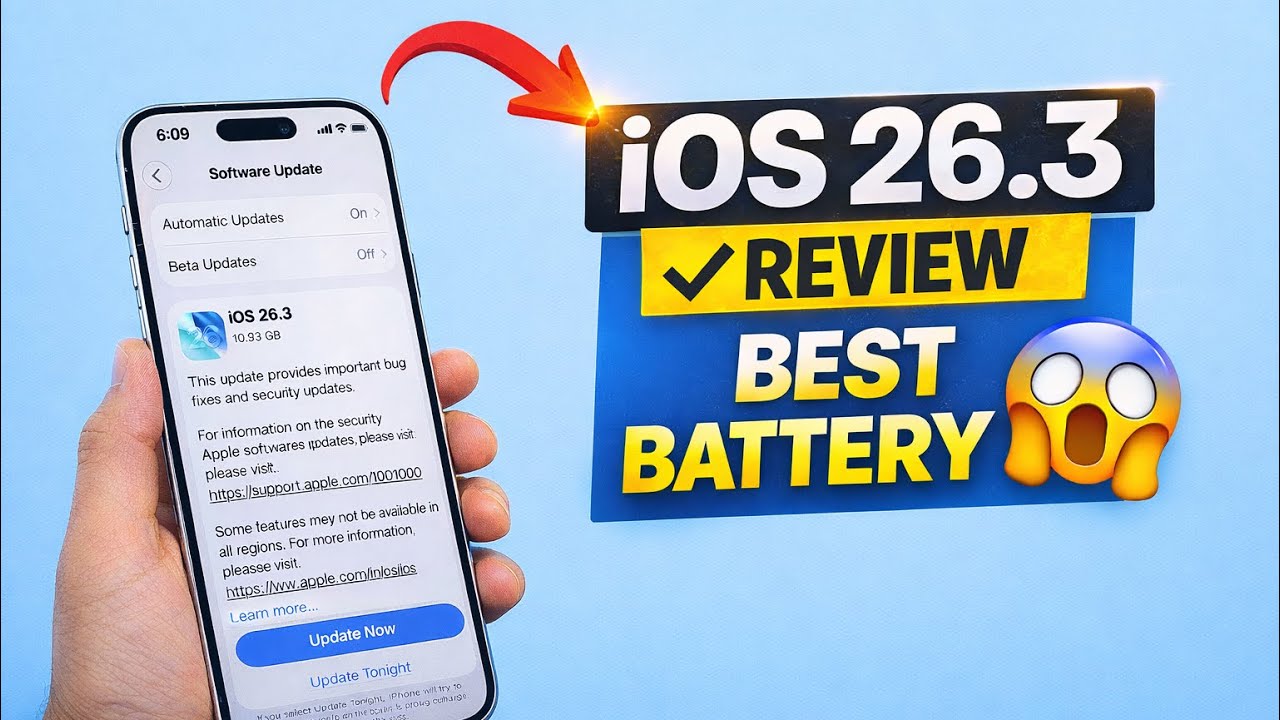 iOS 26.3 Review – Best Battery Life Ever? 😱 Real Test