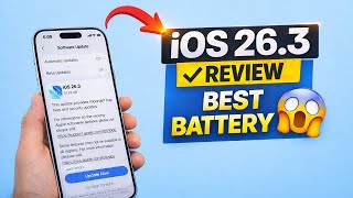 iOS 26.3 Review – Best Battery Life Ever? 😱 Real Test