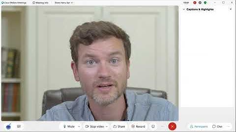 Cisco The New Webex Meetings Experience