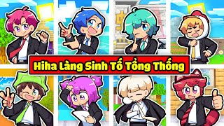 HIHA BIẾN TẤT CẢ THÀNH VIÊN LÀNG SINH TỐ THÀNH TỔNG THỐNG TRONG MINECRAFT*LÀNG SINH TỐ TỔNG THỐNG 🤣😎