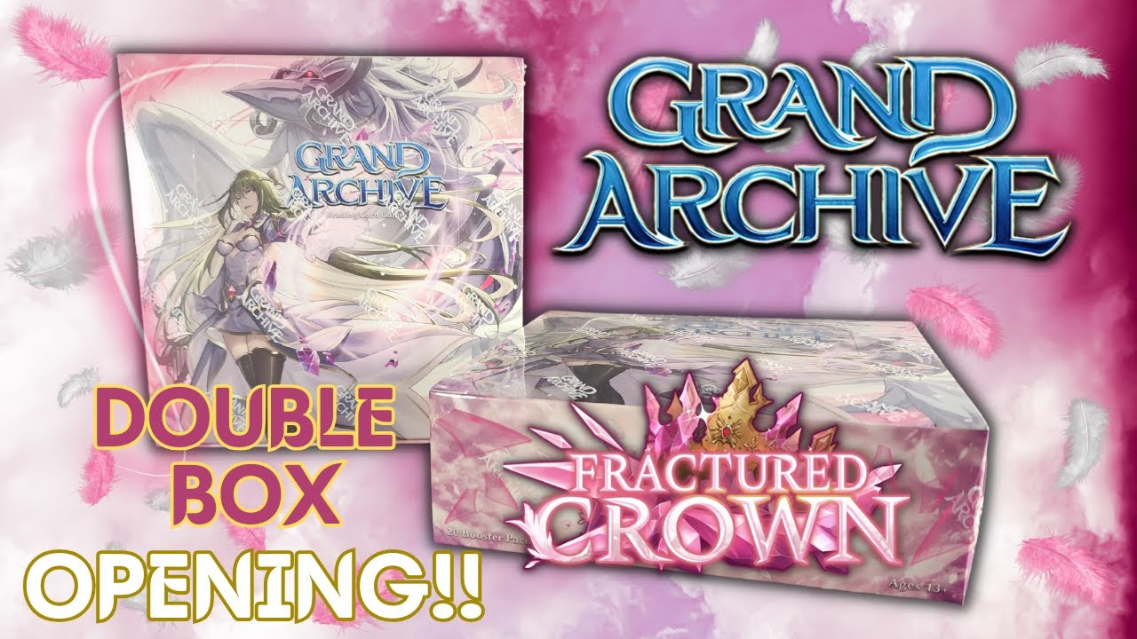 grand archive tcg fractured crown booster box Grand Archive TCG Fractured Crown Booster Box Opening & Unboxing | 2 Boxes