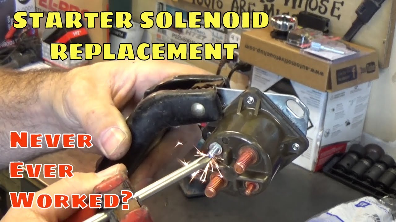 2002 ford excursion starter solenoid location