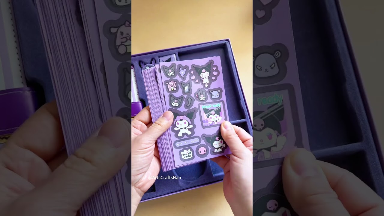 your fav kuromi stationery set