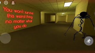 You Will Not Survive This Strange Thing.. Escape The Backrooms Noclip