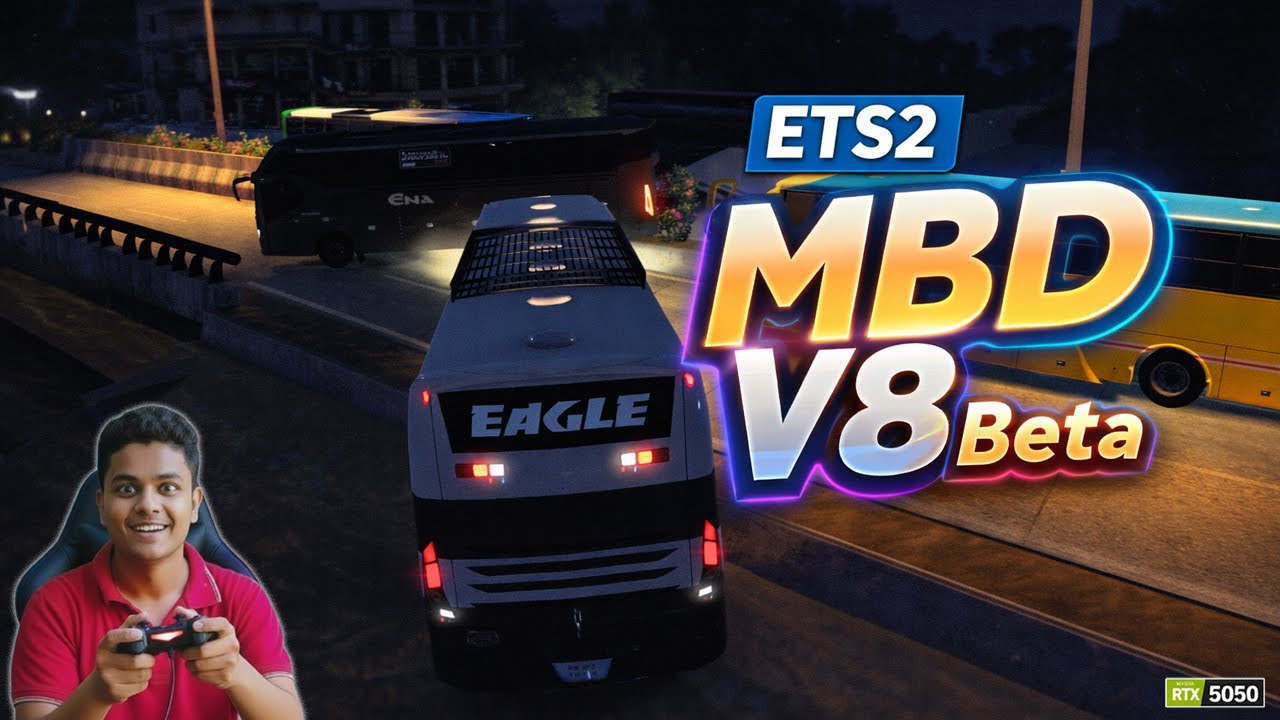 ETS2 Bangladesh Map MBD V8 Beta | Real Traffic & Roads | Euro Truck Simulator 2 (No Commentary)
