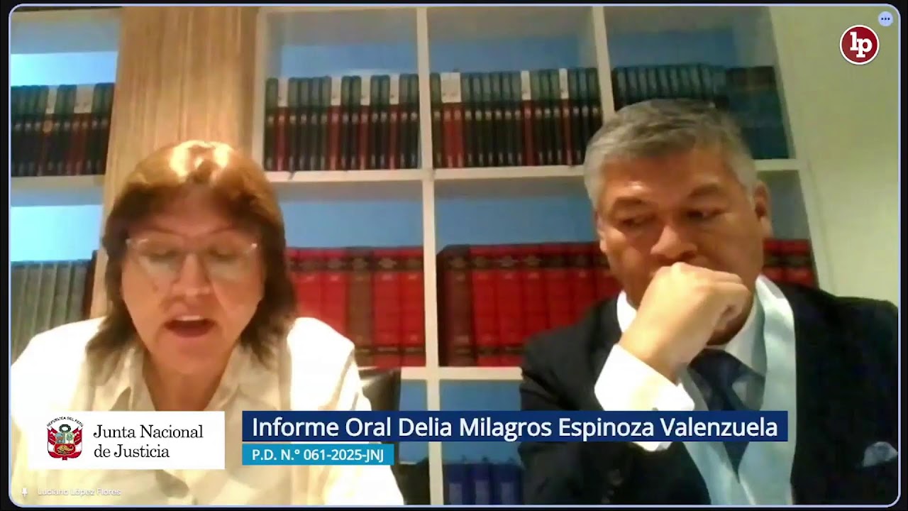 Delia Espinoza: JNJ evalúa recurso de reconsideración contra destitución