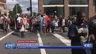 1 charged as Durham police in riot gear clear streets of protesters