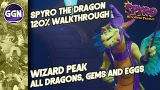 Wizard Peak | 120% WALKTHROUGH | Spyro the Dragon (Spyro Reignited Trilogy)