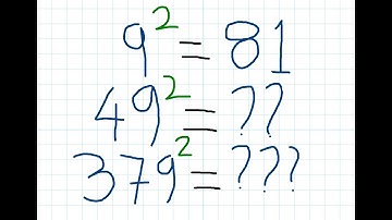 How to square any number ending with 9 in seconds - fast mental math trick - You have to watch