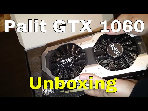 Unboxing Palit GeForce GTX 1060 3GB JetStream