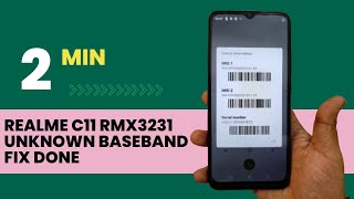 Realme C11 RMX3231 (Nvram) Unknown Baseband Fix screenshot 3