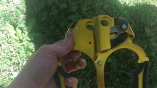 How to place friction saver, Petzl Treesbee
