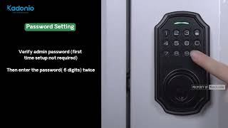 703 Smart Lock Setting