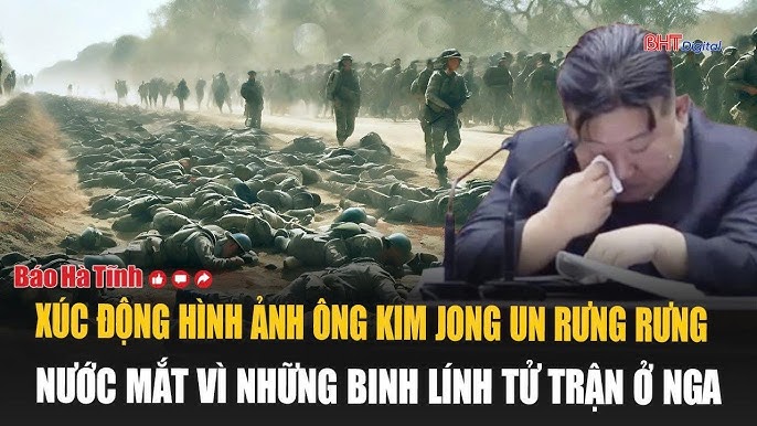Image hình ảnh hình ảnh Kim Jong Un - Touching image of Kim Jong Un in tears over dead soldiers in ...