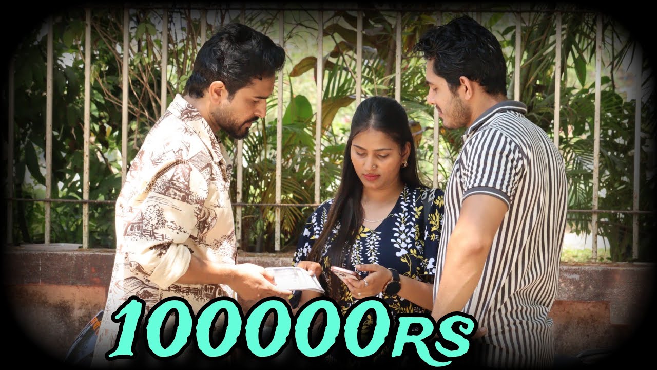 Live Gold Digger Test 😎| Girl left Boy for 1lac rs..❣