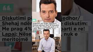 Diskutimi për Kodin Zgjedhor/ Shehaj ndërhyn ‘live’ në diskutim: Me prag 4% vritet çdo parti e re!