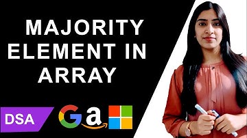 Coding Interview Question | Majority Element in array | Data Structures and Algorithms