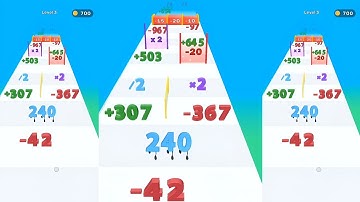 Number Run Merge Challenge gameplay walkthrough run with ASMR level 