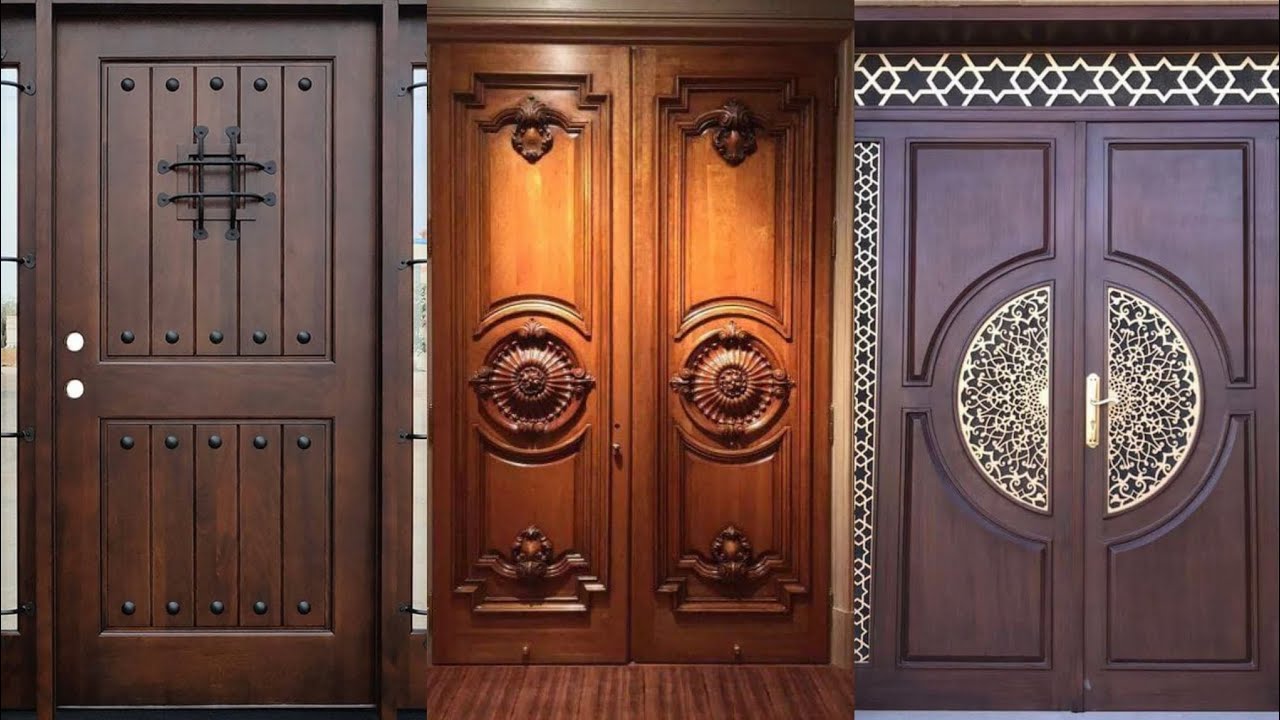 TOP 50 BEAUTIFUL EASY TO MAKE WOODEN DOOR DESIGN/ HOME,OFFICE,ROOM AND