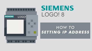 Siemens LOGO! 8 - How to Setting IP Address on PLC Screen & in LOGO! Soft Comfort