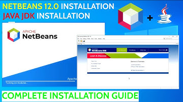 How to Install Netbeans IDE 12.0, Java JDK on Windows 10