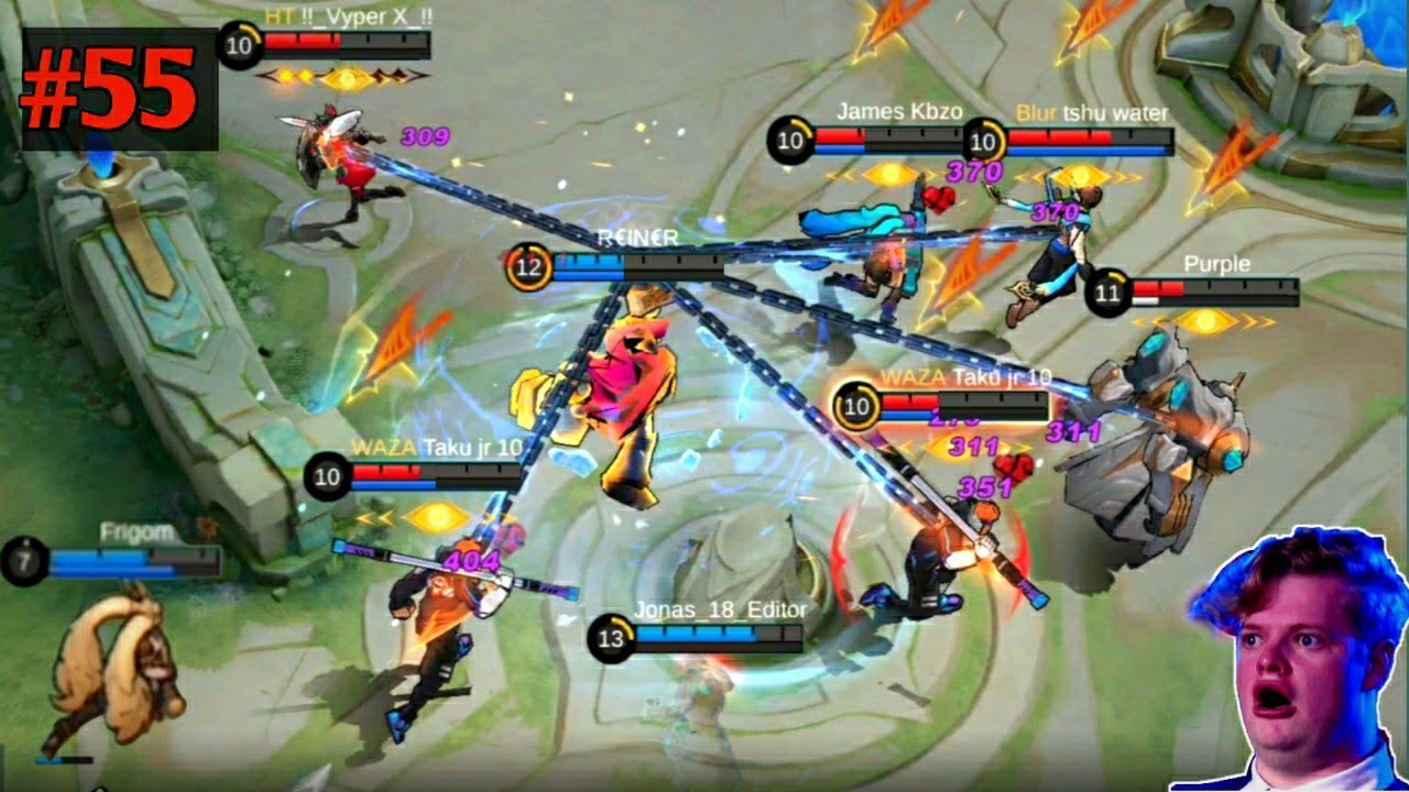 MOBILE LEGENDS WTF FUNNY MOMENTS #55