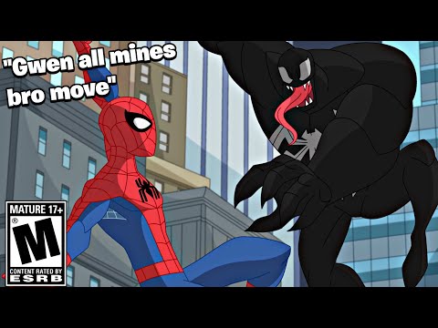 When SPIDER-MAN & VENOM ran a fade over a SNOWBUNNY