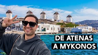 VIAJÉ en FERRY de Atenas a Mykonos | ¿Cómo es la experiencia? 🇬🇷🛳️⚓️