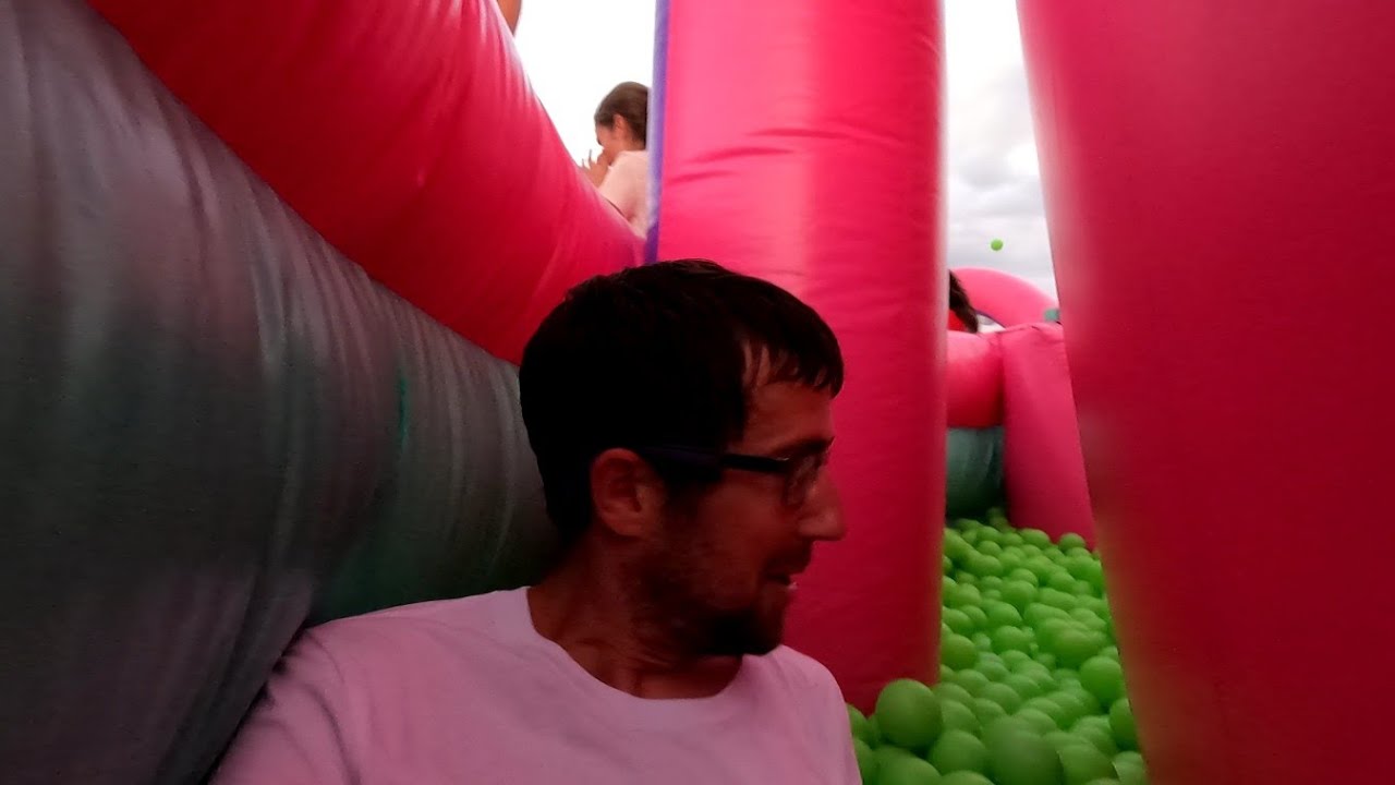 Air Space giant ball pit inflatable (Big Bounce America in Cincinnati) (September 18th, 2021)