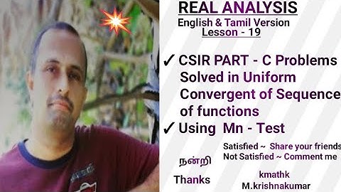 Real Analysis real analysis polytechnic TRB PG TRB set net csir gate tifr maths