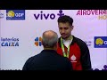 Caio Souza é ouro na barra fixa no Troféu Brasil de Ginástica Artística