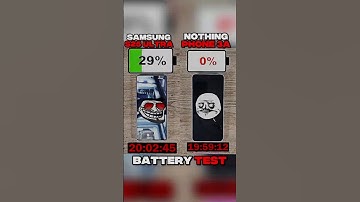 SAMSUNG S25 ULTRA VS NOTHING PHONE 3A PRO BATTERY 🔋 TEST?
