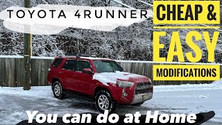 5th Generation Toyota 4Runner • 20 Cheap and Easy Mods  OEM Parts DIY
