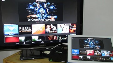 Wireless screen projection from E-ceros Vision tablet to RKM MK902 TV Box via WiFiDisplay