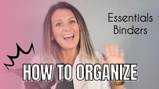 How to Organize Your CC Essentials Binders Parent Student to Make Teaching Easy