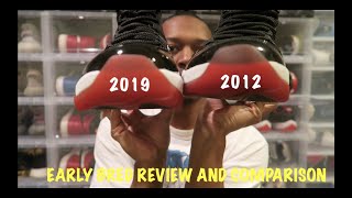 Comparing Early 2019 Jordan Bred Playoff 11s vs 2012 Release!!! More Unboxings